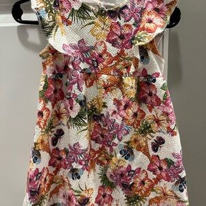 Zara BabyGirl Multicolor Floral Dress